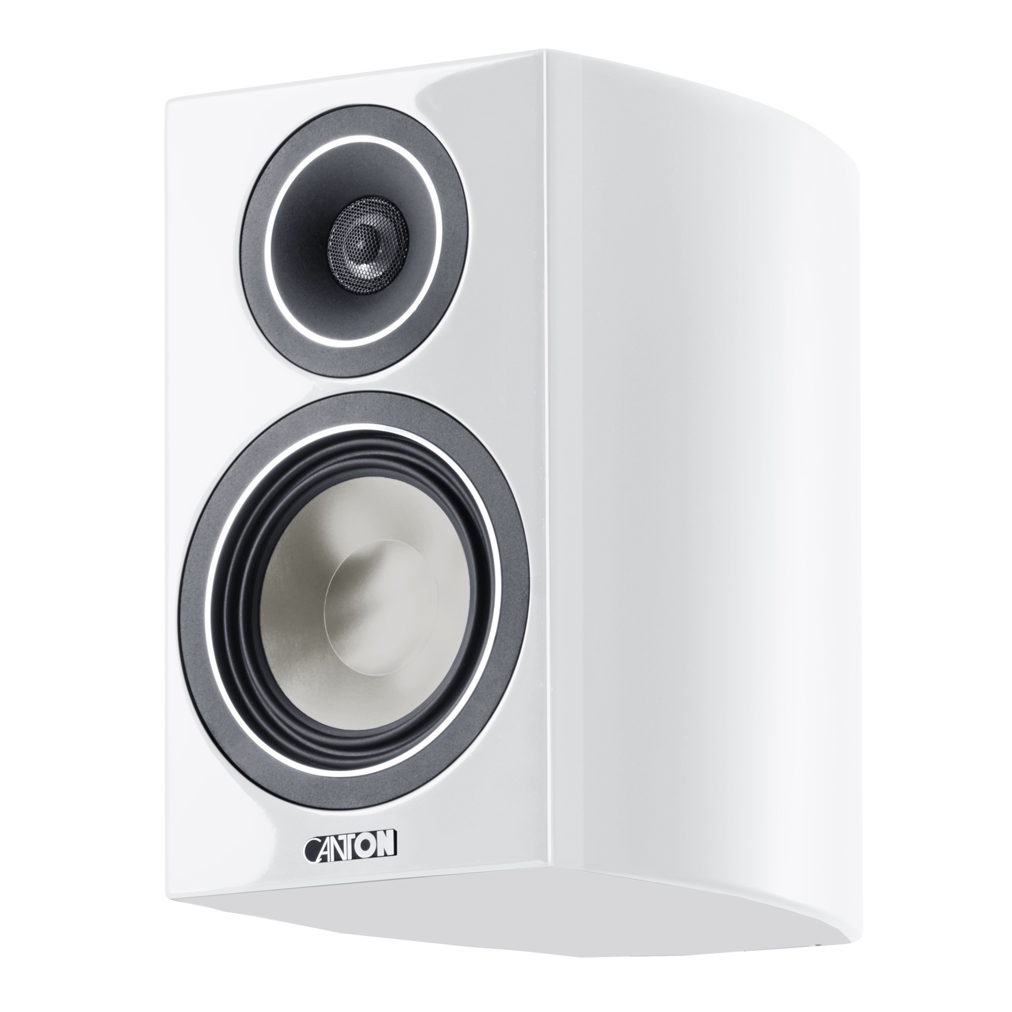 Canton Vento 826.2 weiss highgloss Stück Regallautsprecher