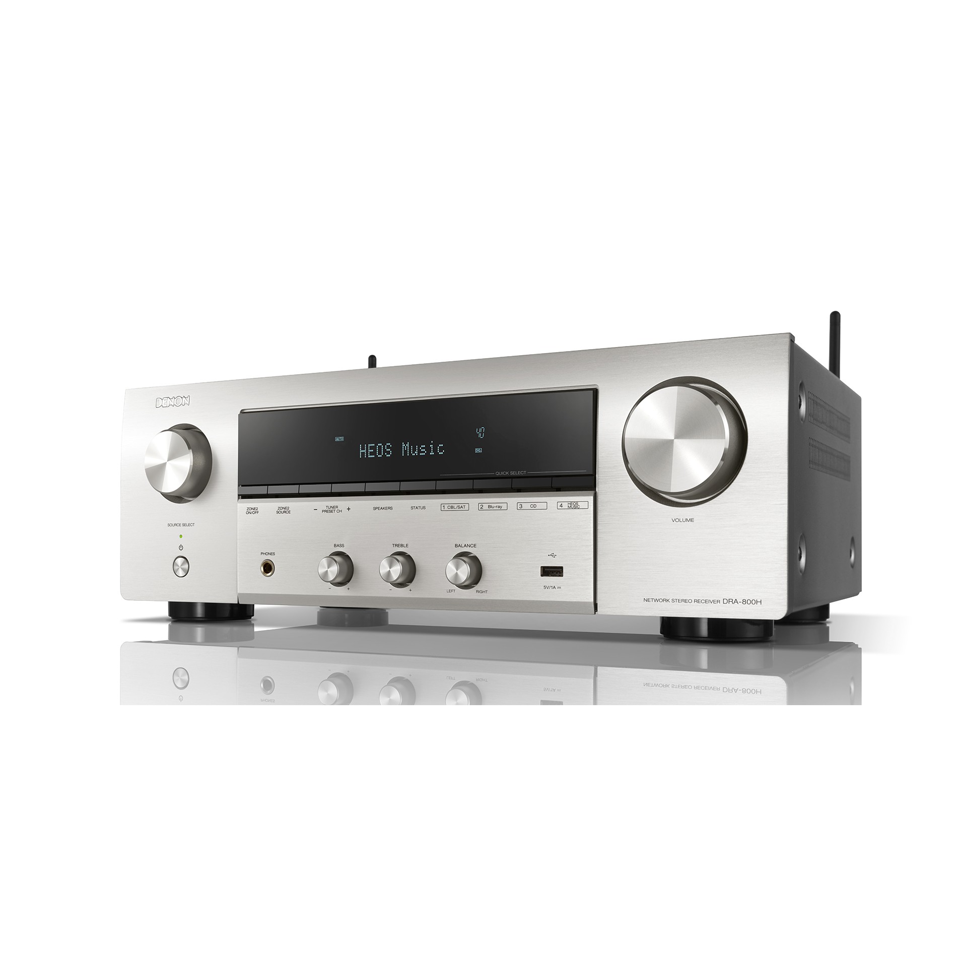 Denon DRA-800H silber Verstärker