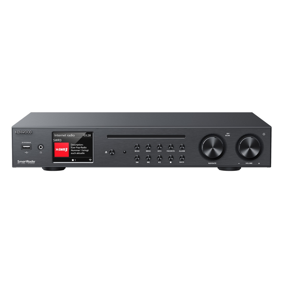 Kenwood KR-W8000SCD schwarz - Retoure - Netzwerk-CD-Receiver