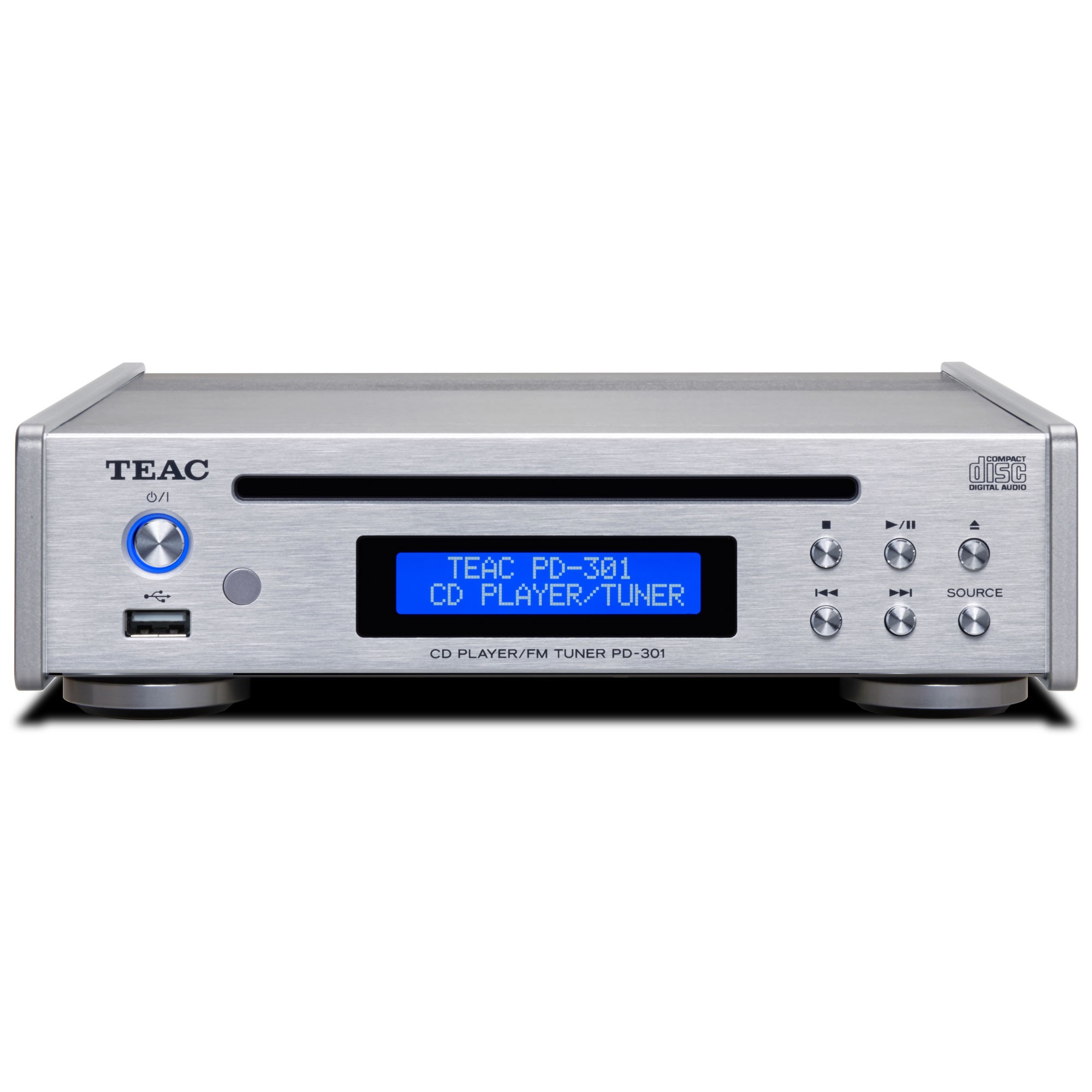 Teac PD-301 DAB-X silber CD Player / DAB / UKW Tuner