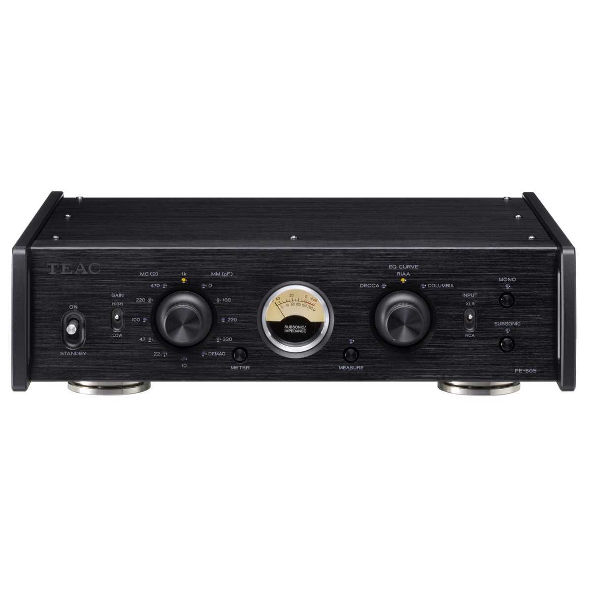 Teac PE-505 schwarz Phono-Vorverstärker