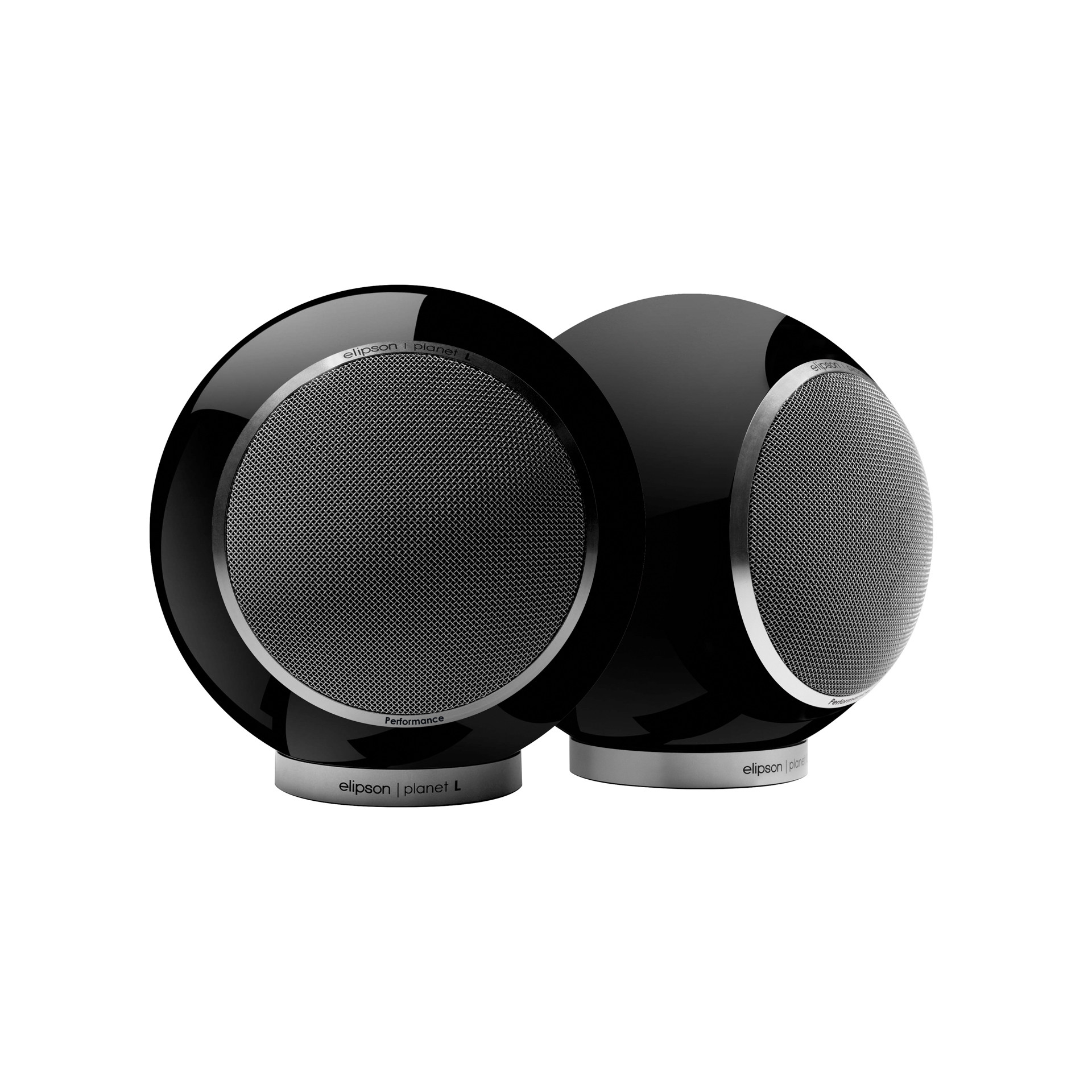 Elipson Planet L Performance schwarz hochglanz Paar Regallautsprecher