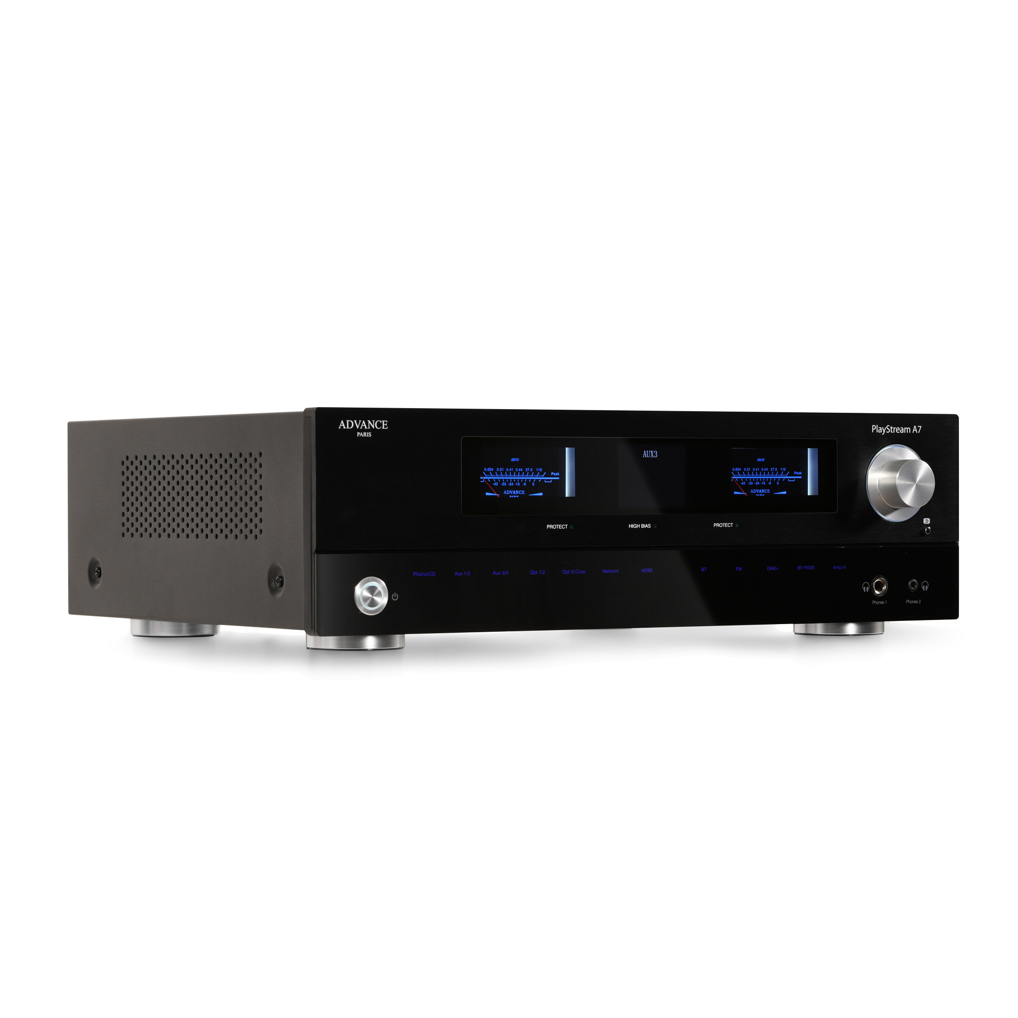 Advance Paris PlayStream A7 schwarz Netzwerk-Receiver