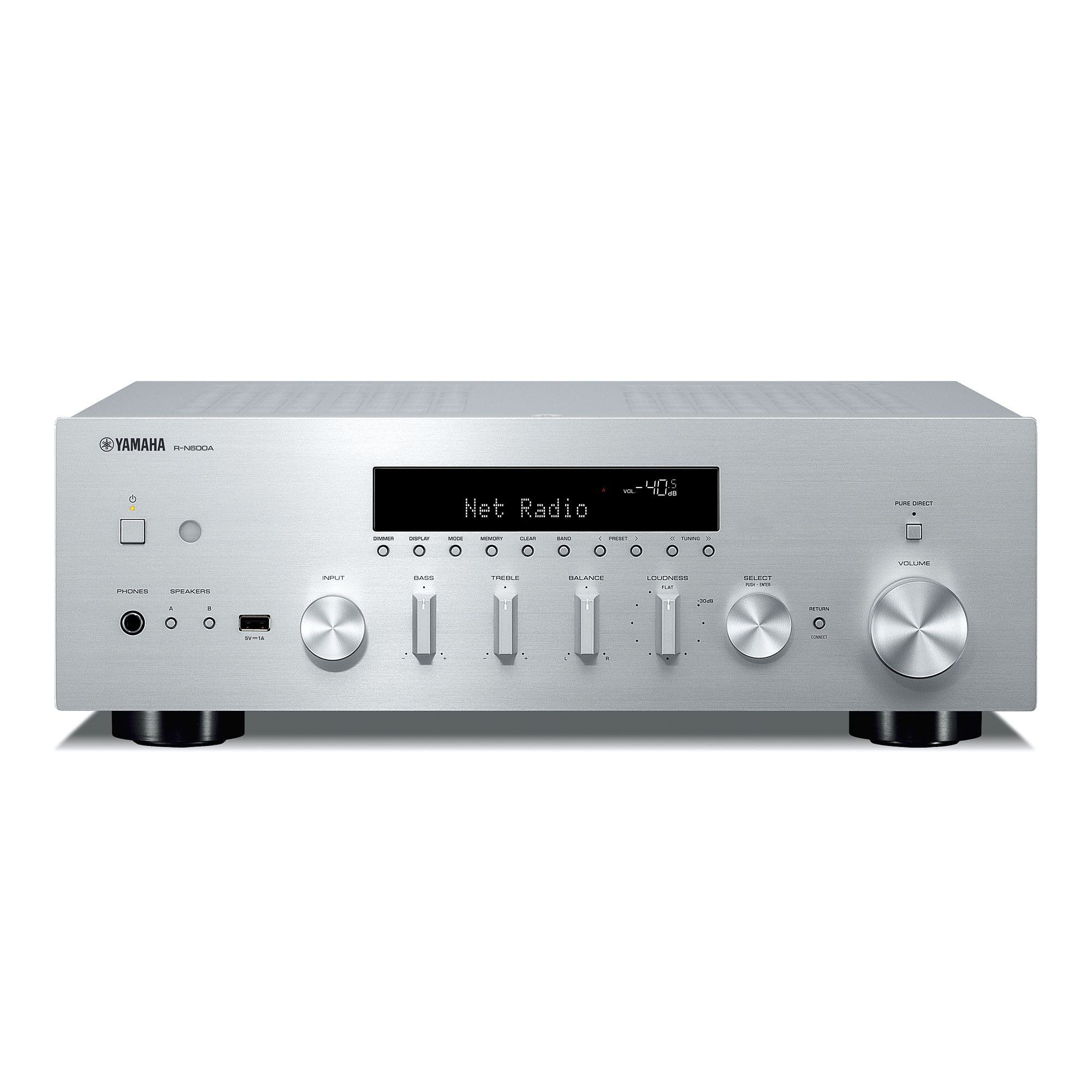 Yamaha R-N 600A silber - Auspackware - Netzwerk-Receiver