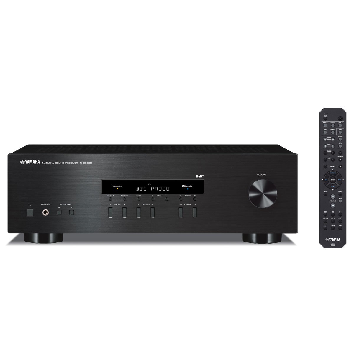 Yamaha R-S 202D schwarz Stereo-Receiver