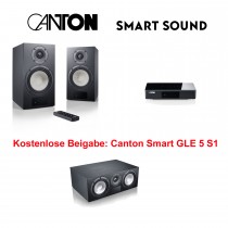 Canton Smart GLE 3 S2 schwarz + Smart Connect 5.1 Gen. 2 + kostenlos Smart GLE 5 schwarz