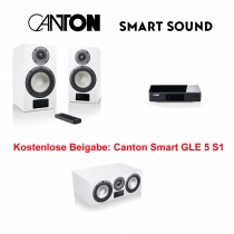 Canton Smart GLE 3 S2 weiss + Smart Connect 5.1 Gen. 2 + kostenlos Smart GLE 5 weiss