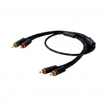 Black Connect Cinch Slim Stereo Kabel