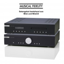 Musical Fidelity M3si Verstärker + M3sCD CD-Player schwarz Stereo-Set