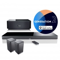 Canton Smart Sounddeck 100 Gen. 2 + Smart SUB 10 + 2x Soundbox 3 schwarz Surround Set