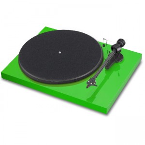 Pro-Ject Debut Carbon DC Basic hochglanz grün Plattenspieler