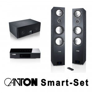 Canton Smart GLE 9 schwarz + Smart Connect 5.1 Gen. 2 + kostenlos Smart GLE 5 schwarz