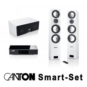 Canton Smart GLE 9 weiss + Smart Connect 5.1 Gen. 2 + kostenlos Smart GLE 5 weiss