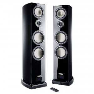 Canton Smart Vento 9 schwarz highgloss Set / Paar Wireless - B-Ware - Aktiv-Standlautsprecher