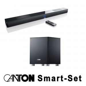 Canton Smart Soundbar 10 Gen. 2 schwarz + Canton Smart SUB 8 schwarz Aktiv-Wireless-Subwoofer